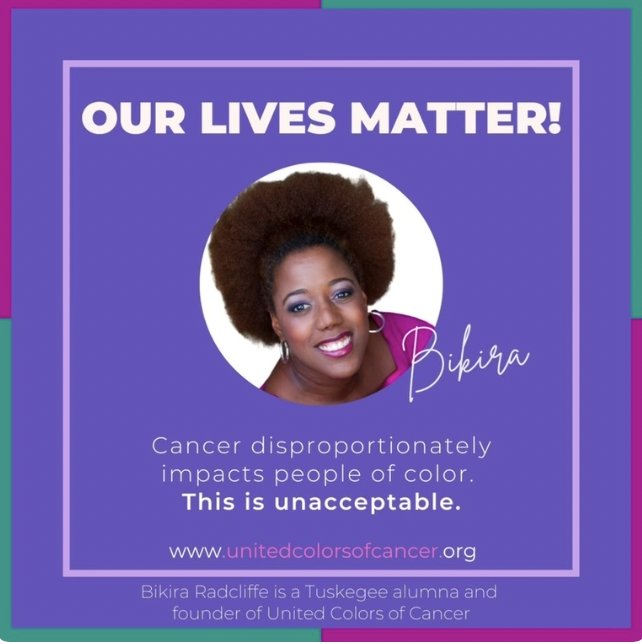 Bikira Radcliffe, Founder of United Colors of Cancer